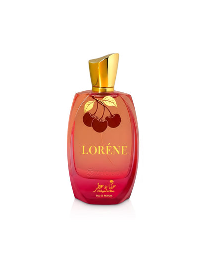 hekayat attar lorene perfume bottle shows against white background