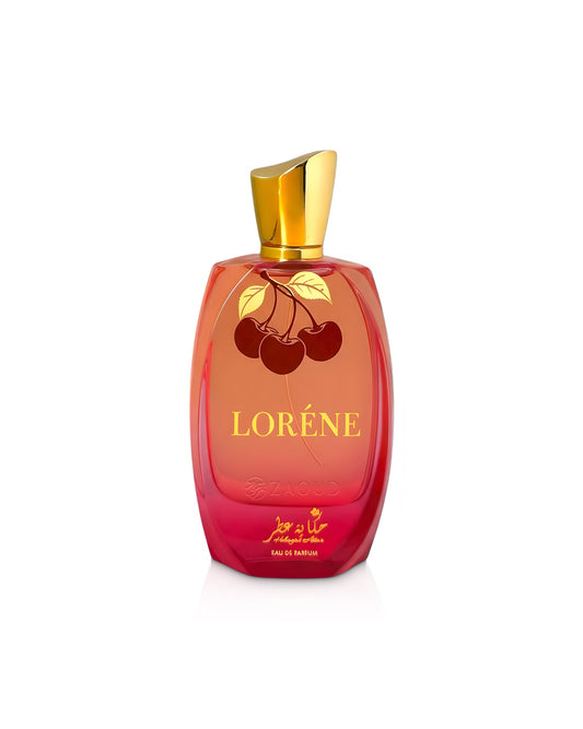 hekayat attar lorene perfume bottle shows against white background