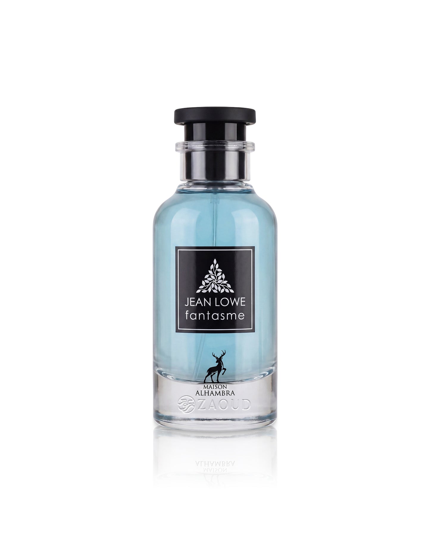 jean lowe fantasme perfume bottle shows against white background