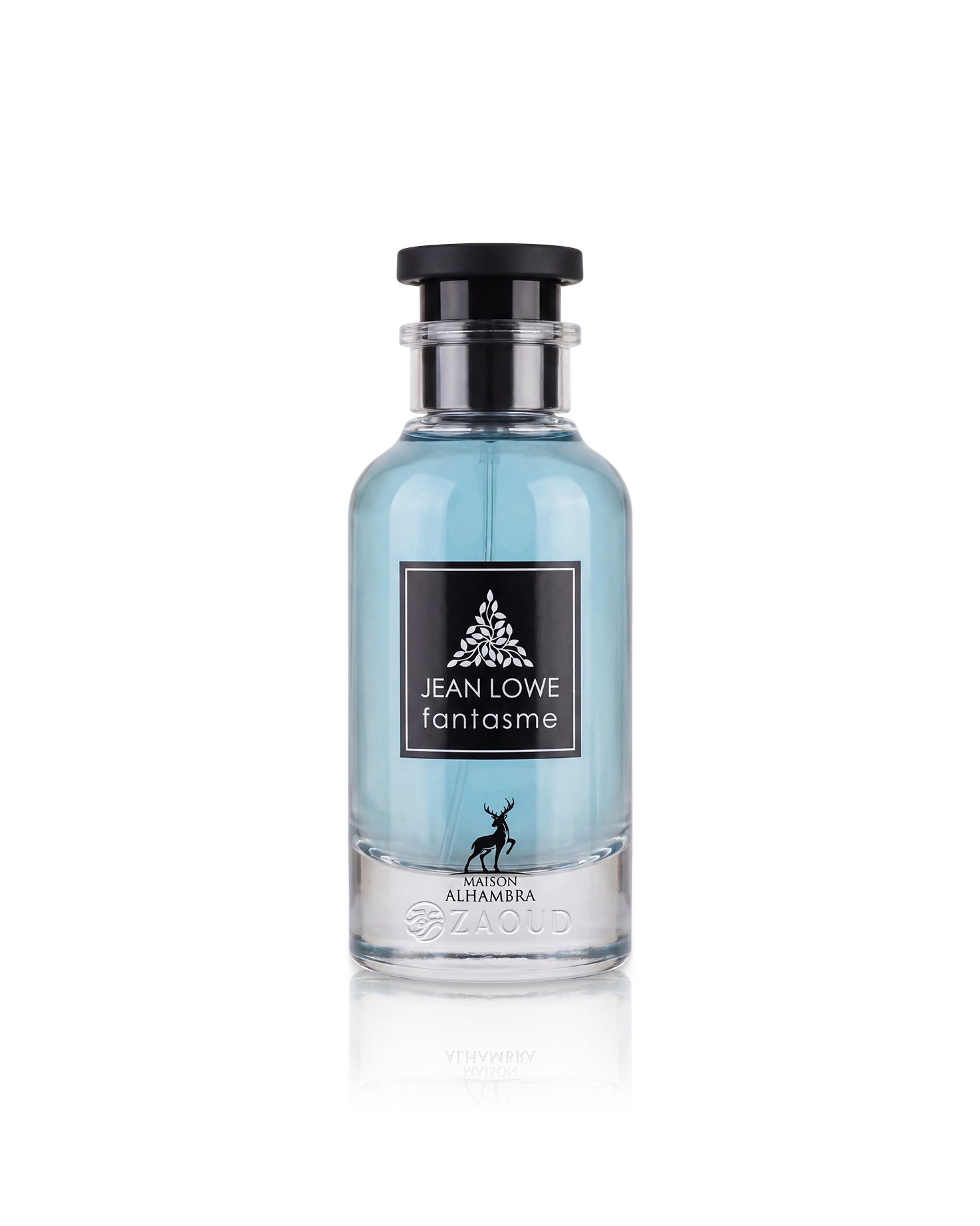 jean lowe fantasme perfume bottle shows against white background