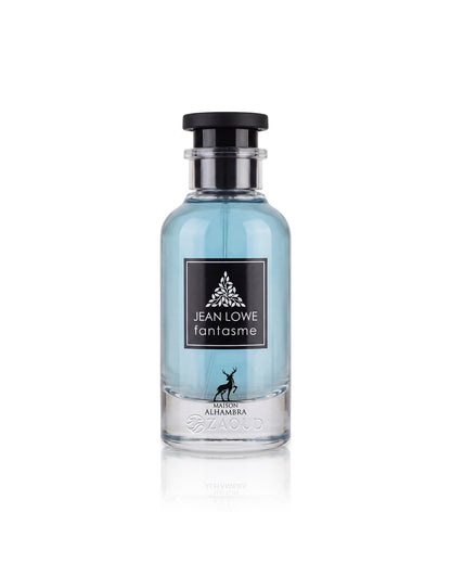 jean lowe fantasme perfume bottle shows against white background