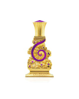 johayna purple perfume oil bottle shows against white background