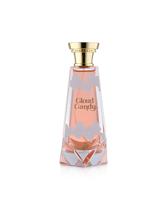 khadlaj cloud candy Perfume bottle labeled 'Cloud Candy' on a white background