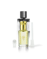 LEEUWIN perfume oil bottle with Pacific Rock Moss bottle shows behind against white background