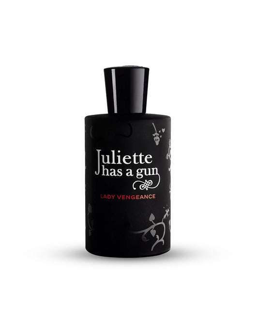 Lady Vengeance edp perfume bottle against white background