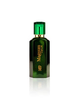 Magnum opus edp perfume bottle against white background