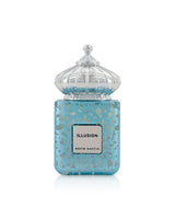 Matin martin illusion perfume bottle shows against white background