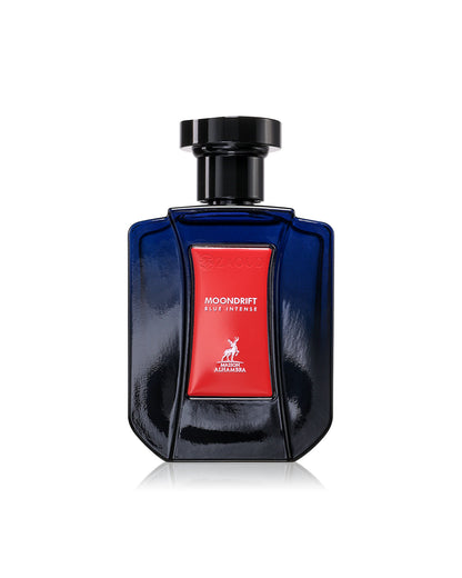 moondrift blue intense perfume bottle shows against white background