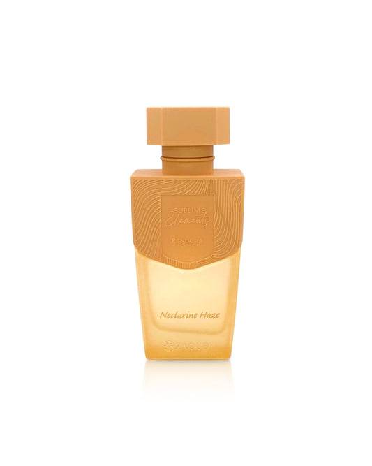 nectarine haze perfume bottle shows against white background