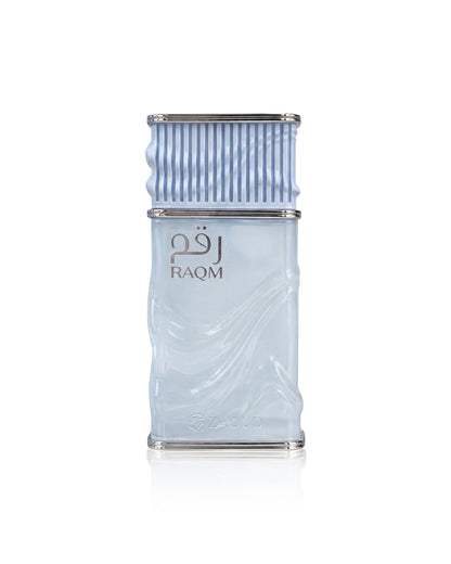 nusuk raqm perfume bottle shows against white background