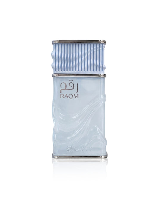 nusuk raqm perfume bottle shows against white background