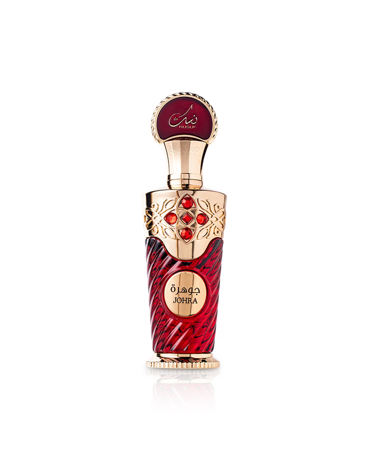 nusuk johra perfume bottle shows against white background