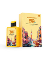 oars and yours venice perfume bottle shows beside its packaging against white background