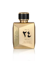 OUD 24 HOURS MAJESTIC perfume bottle shows against white background
