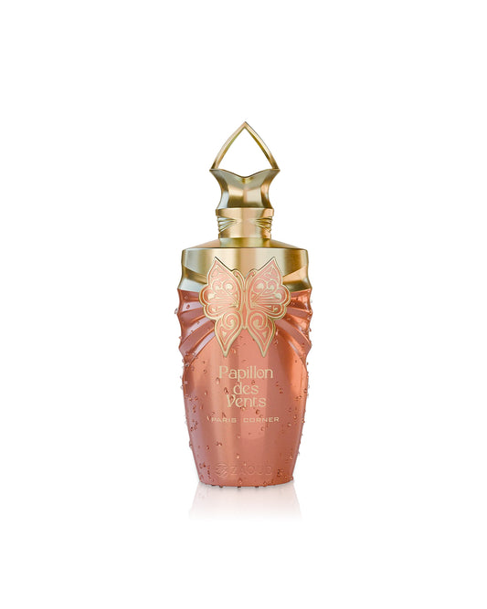 paris corner papillon des vents perfume bottle shows against white background