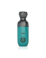 paris corner perseviron Teal and black shaker bottle with 'FIG HUG' branding on a white background