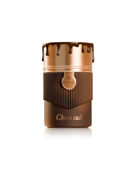 paris corner choco cult perfume bottle shows against white background
