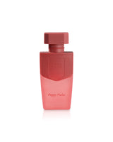 poppy pulse perfume bottle shows against white background 