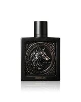 rayhaan wolf perfume bottle shows against white background