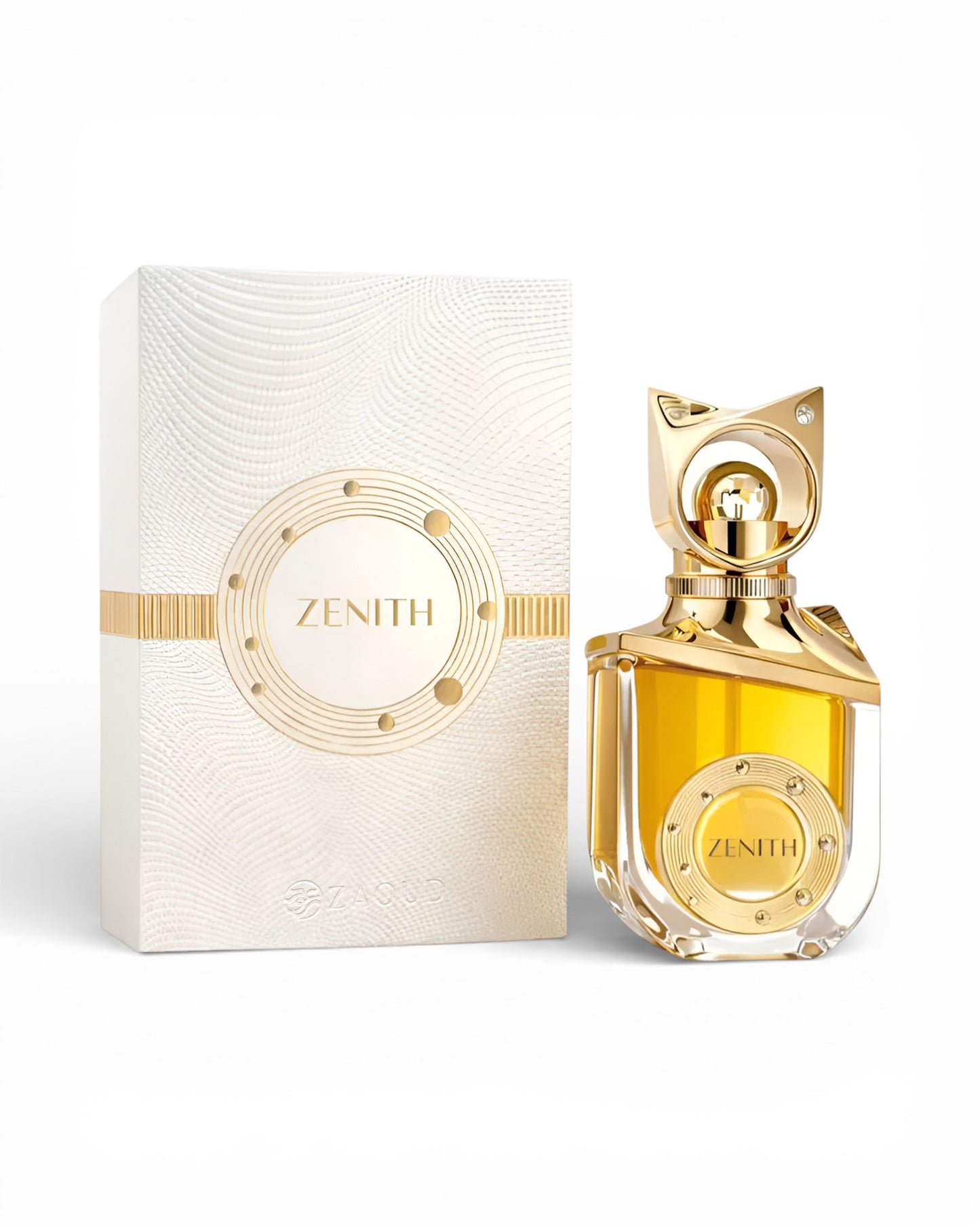 Riiffs zenith perfume bottle and packaging on a white background