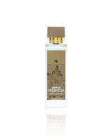 spirit of valencia by swiss arabian perfume bottle shows against white background