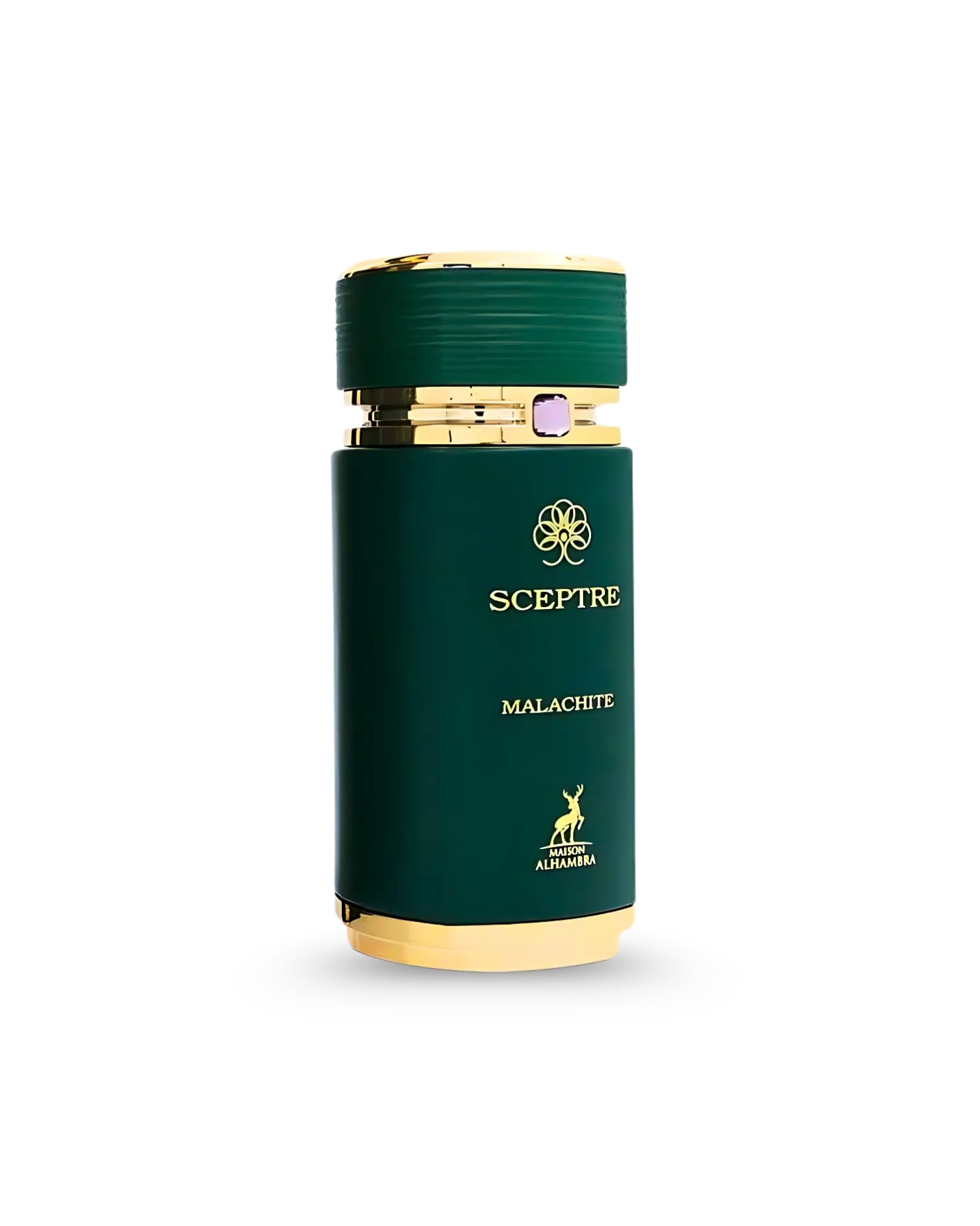 SCEPTRE MALACHITE perfume bottle shws against white background