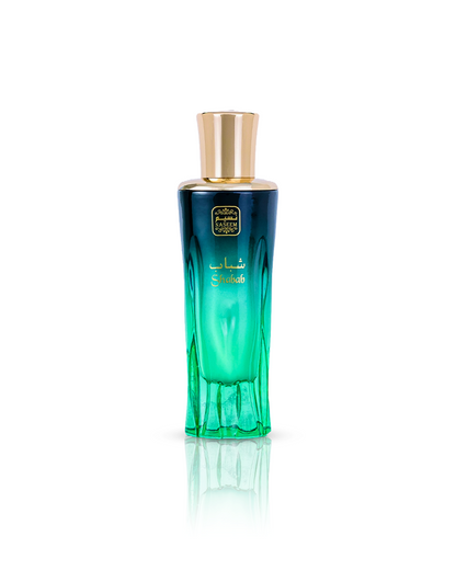 Shabab aqua parfum by naseem perfume bottle shows against white background