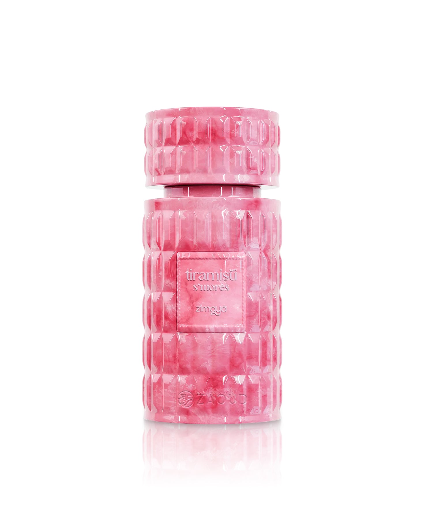 tiramisu smores perfume bottle shows against white background