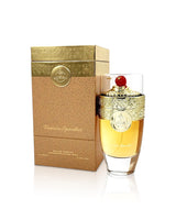 paris corner Tiramisu Speculoos perfume bottle shows beside its box against white background