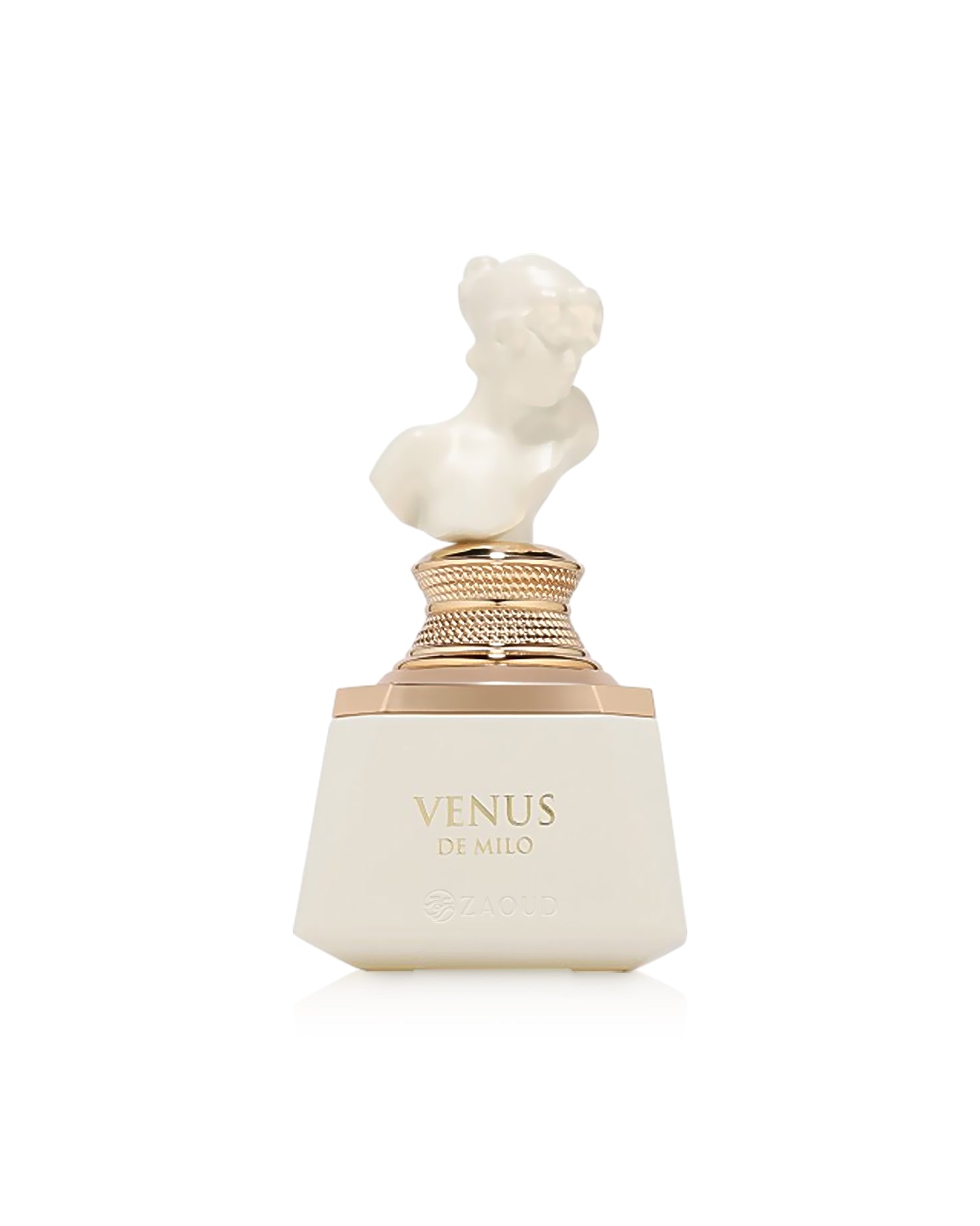 venus de milo perfume bottle shows against white background