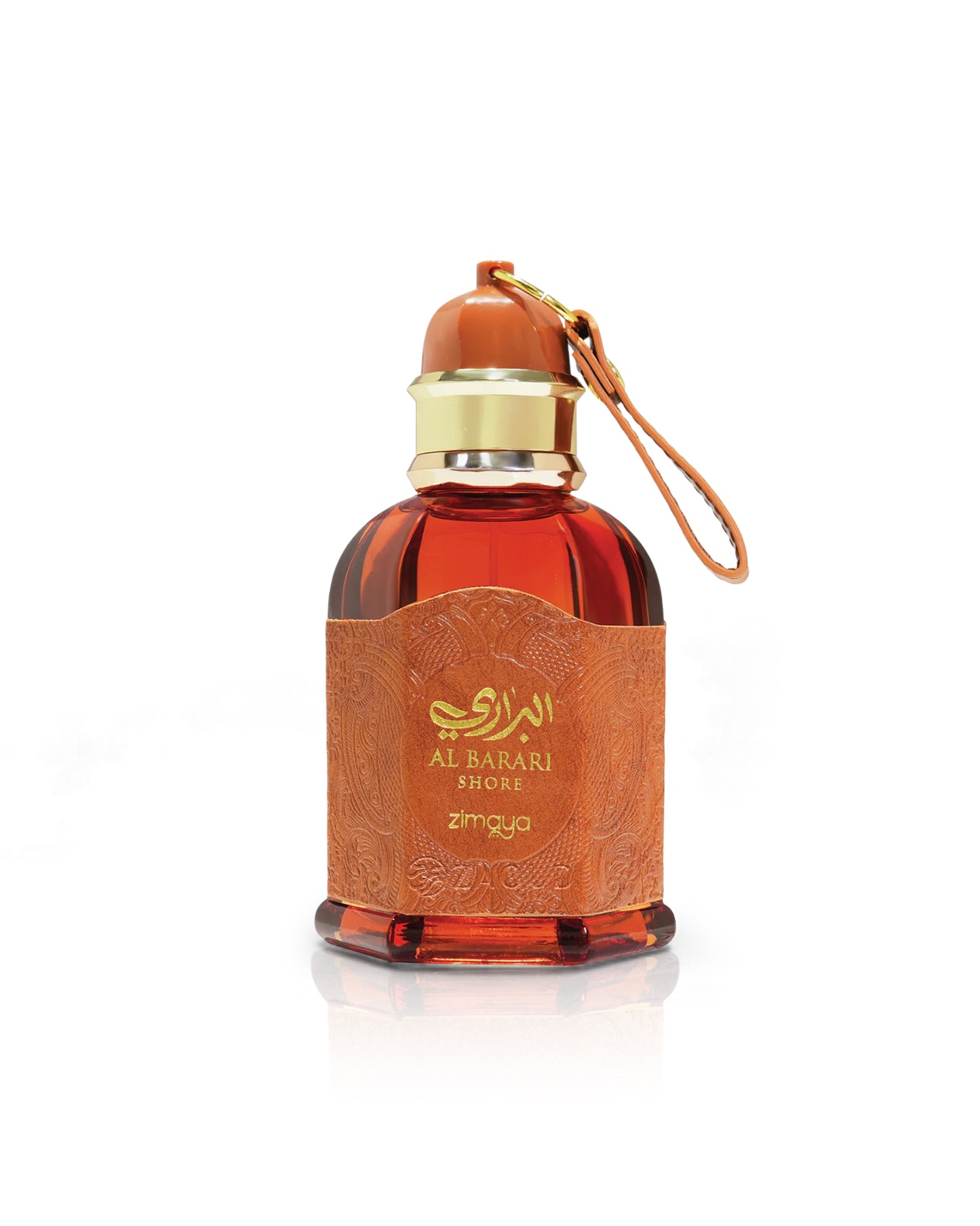 zimaya al barari shore perfume bottle shows against white background