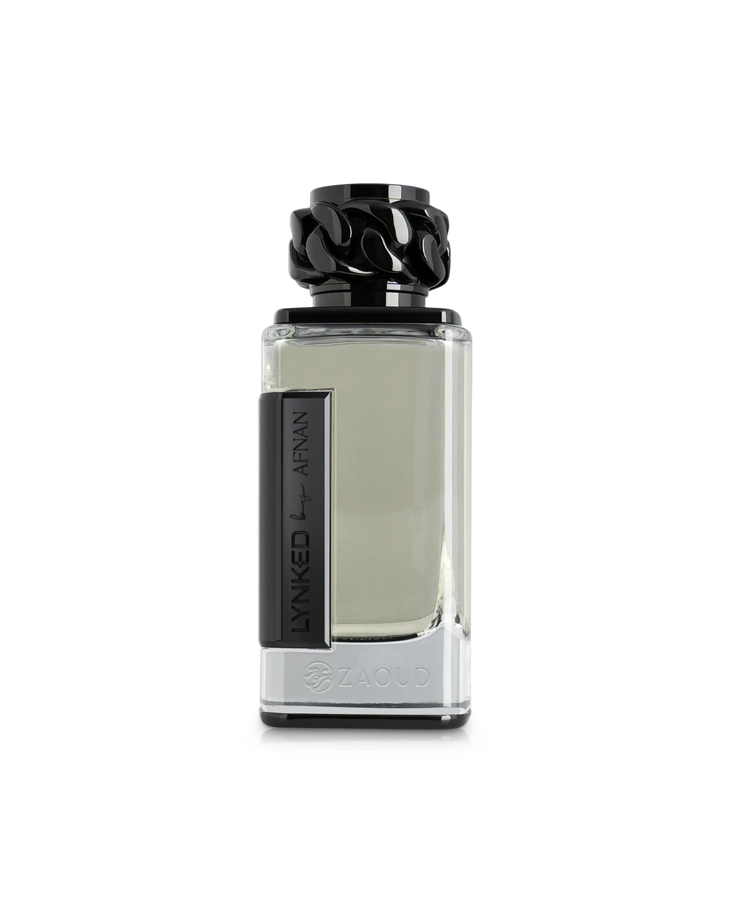 afnan lynked freedom perfume bottle shows against white background
