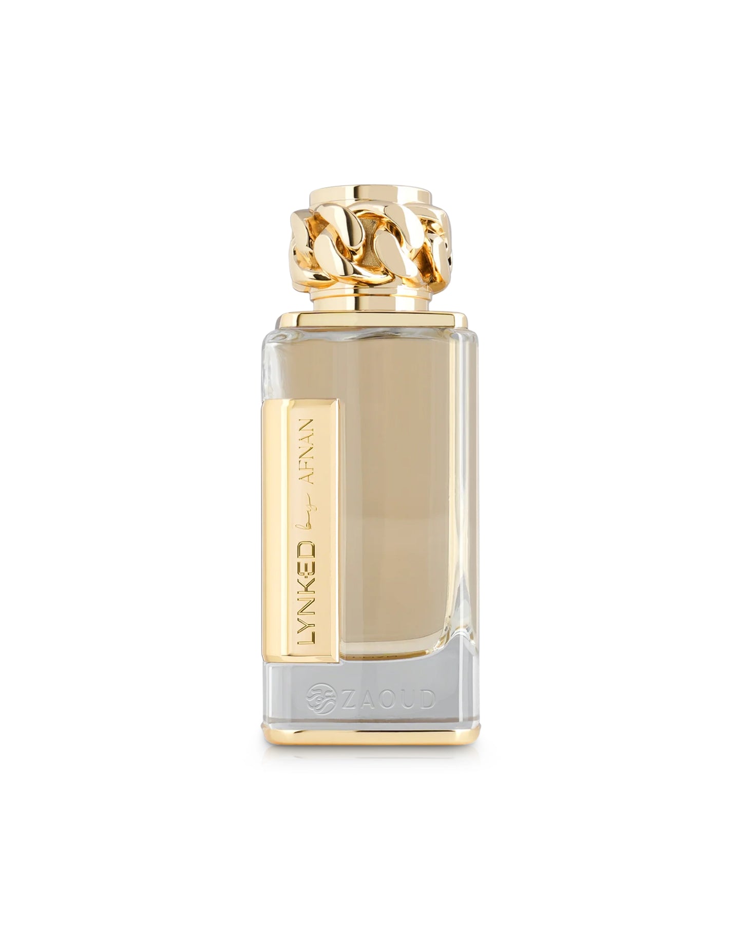 afnan lynked forever perfume bottle shows against white background
