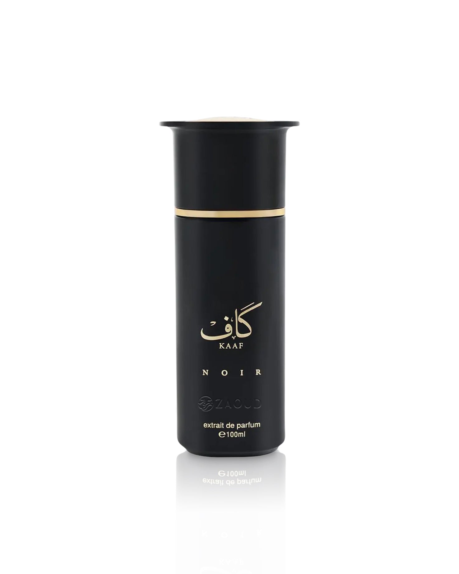 ahmed al maghribi kaaf noir perfume bottle shows against white background