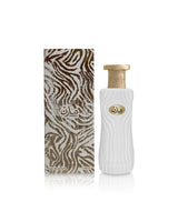 ahmed al maghribi marin perfume bottle shows beside its packaging against white background