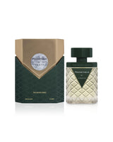 ahmed al maghribi prometheus perfume bottle shows beside its packaging against white background