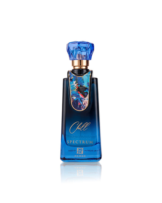 ahmed al maghribi chill spectrum perfume bottle shows against white background