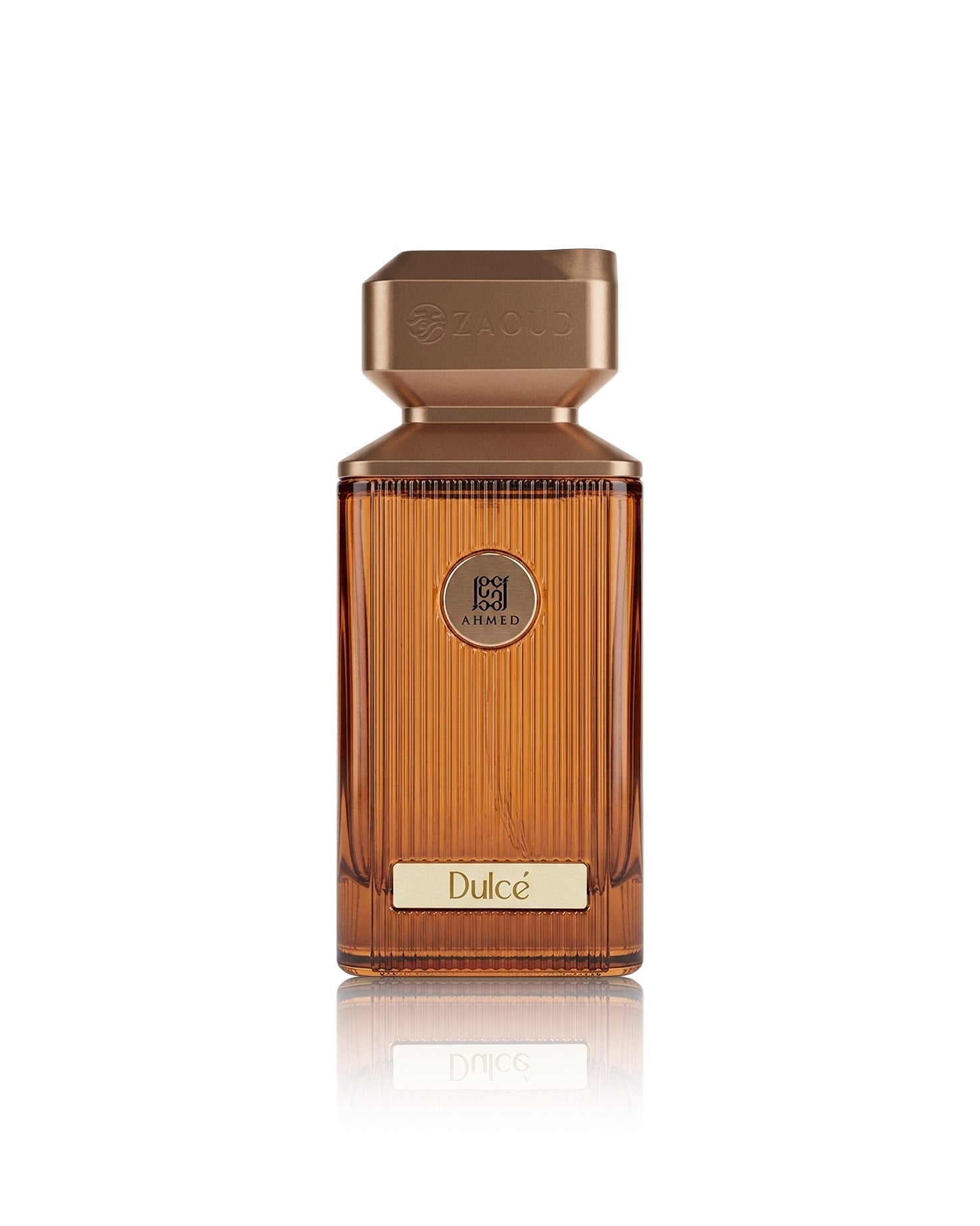 ahmed al maghribi dulce perfume bottle shows against white background