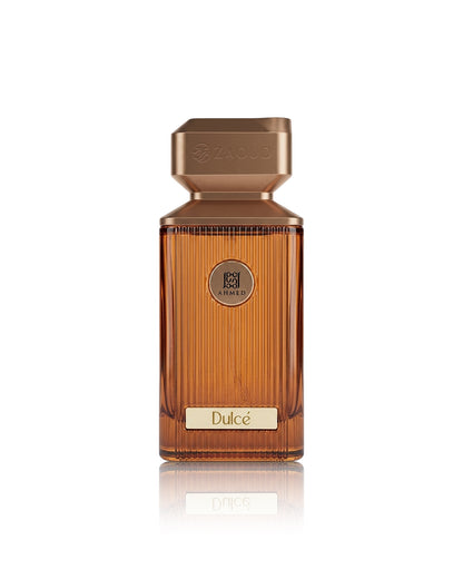 ahmed al maghribi dulce perfume bottle shows against white background