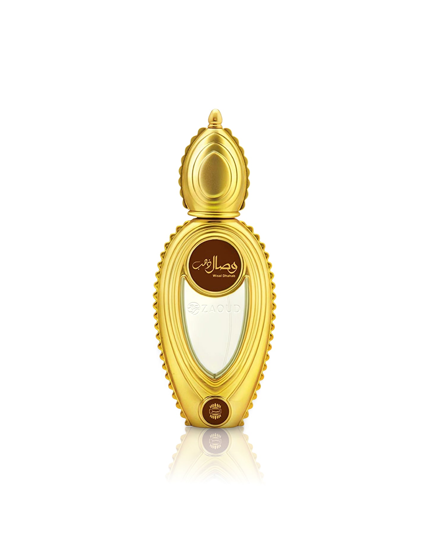 ajmal wisal dhahab perfume bottle shows against white background