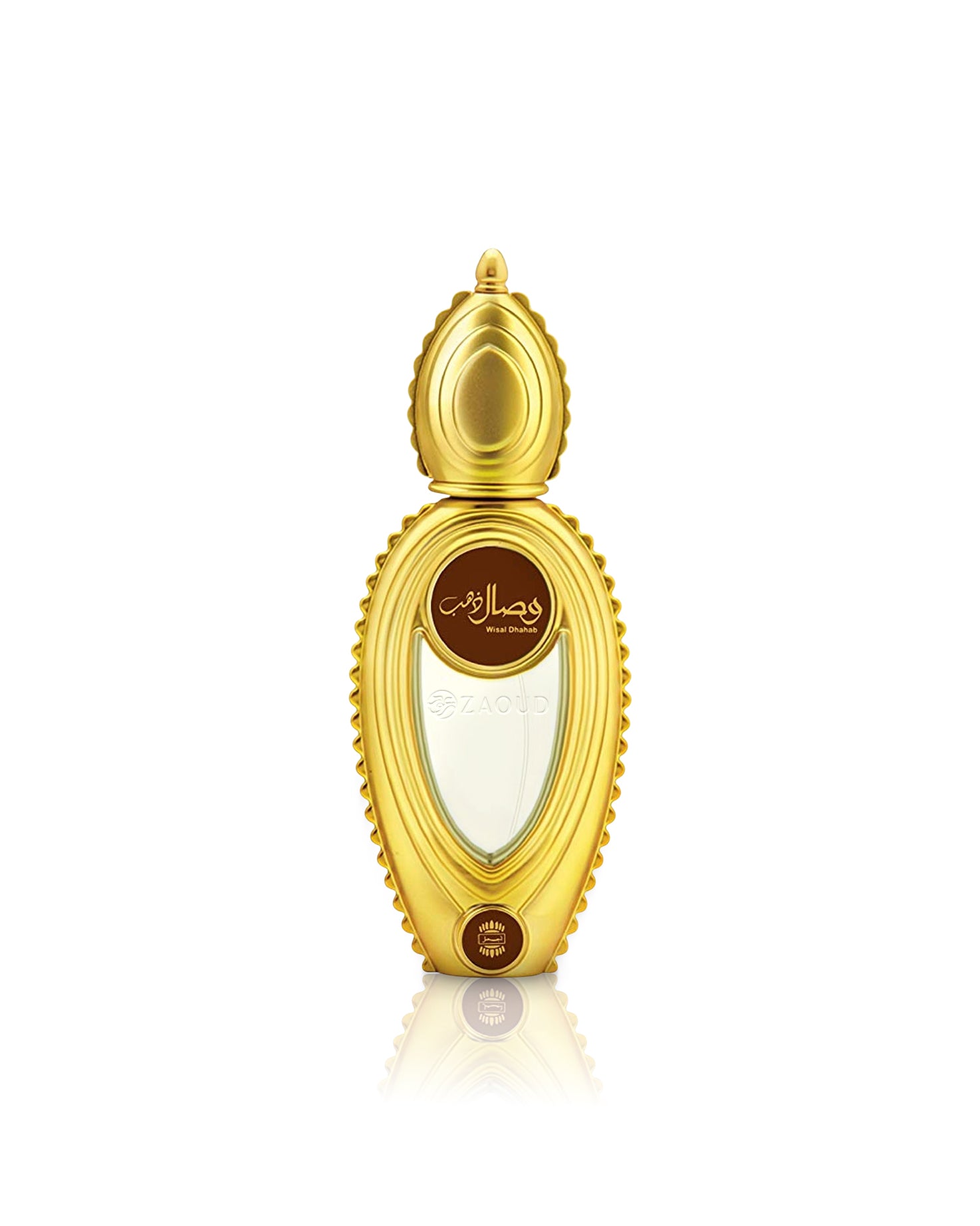 ajmal wisal dhahab perfume bottle shows against white background