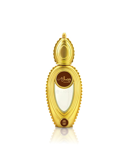 ajmal wisal dhahab perfume bottle shows against white background