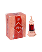 Aqeeq perfume oil by naseem perfumes bottle beside its box shows against white background