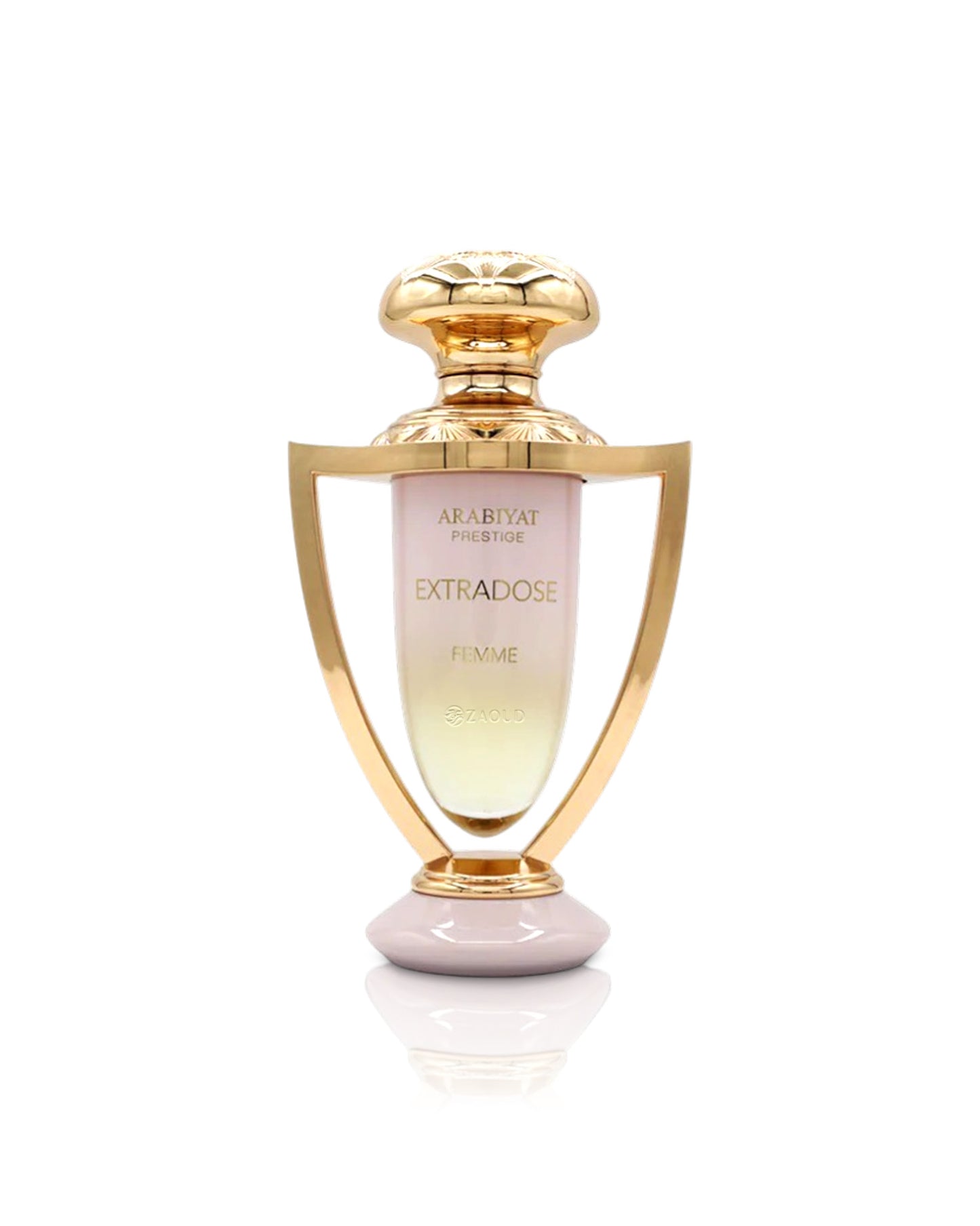 arabiyat prestige extradose femme perfume bottle shows against white background