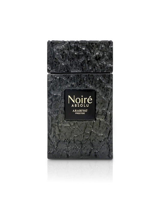 arabiyat prestige noire absolu perfume bottle shows against white background