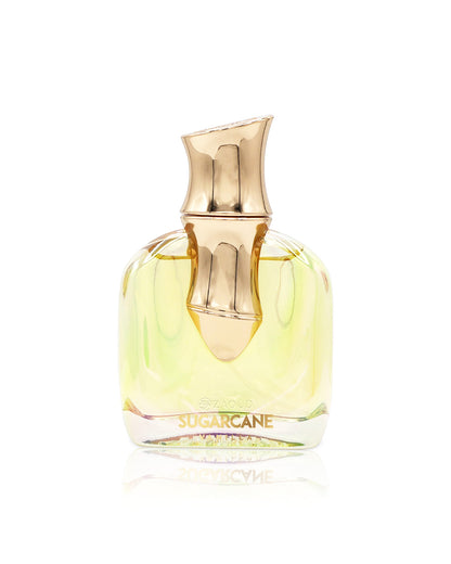 arabiyat prestige sugarcane vanilla perfume bottle shows against white background