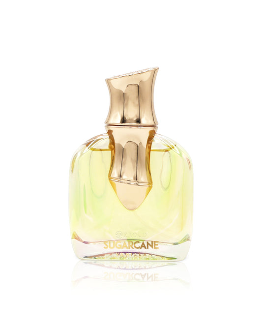 arabiyat prestige sugarcane vanilla perfume bottle shows against white background