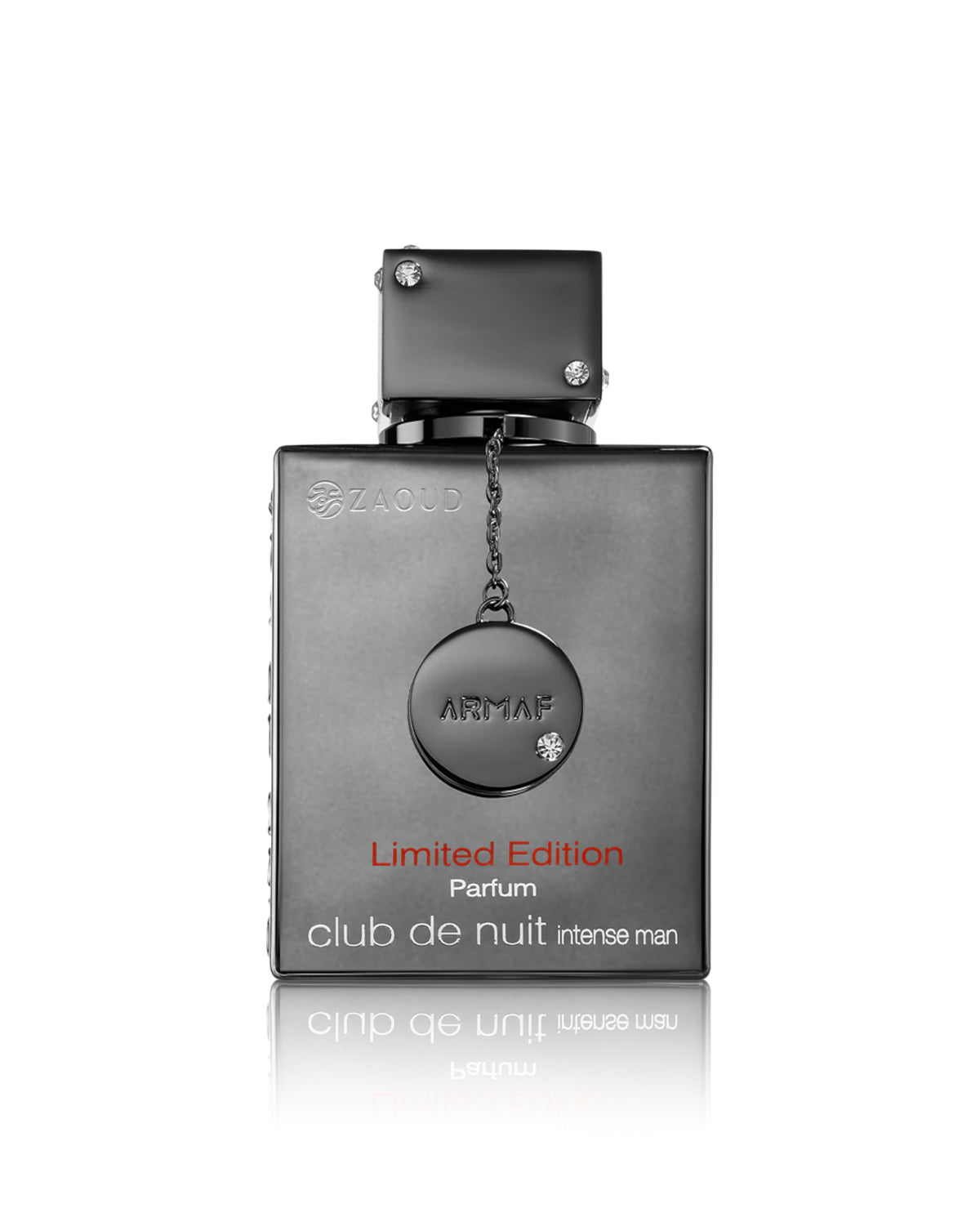 armaf club de nuit intense man limited edition parfum perfume bottle shows against white background