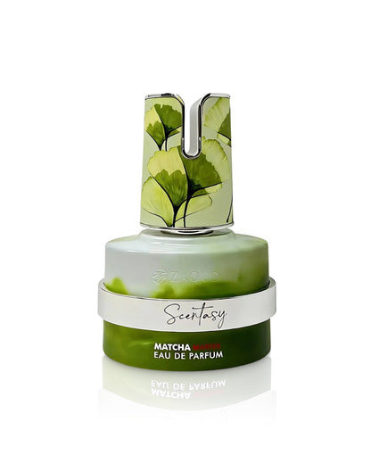 armaf Scentasy matcha magix perfume bottle shows against white background