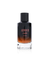 paris corner Perfume bottle labeled 'Armour Code Uomo' on a white background
